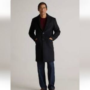 Quince Italian Wool Top Coat Small NWT In Black
